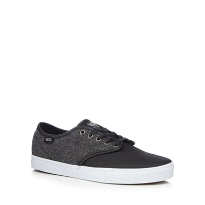 Black 'Camden' lace up trainers